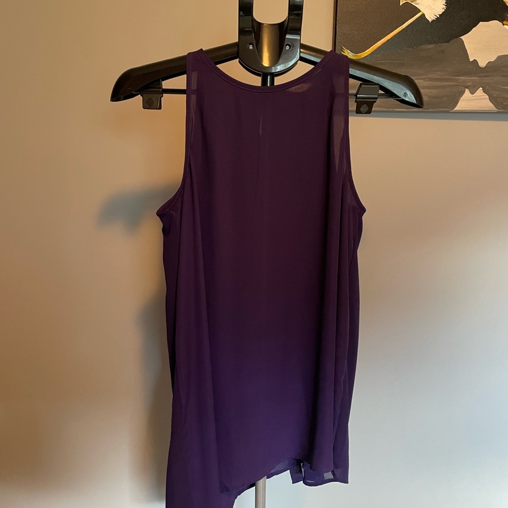 Ricki's Purple Sleeveless Blouse
